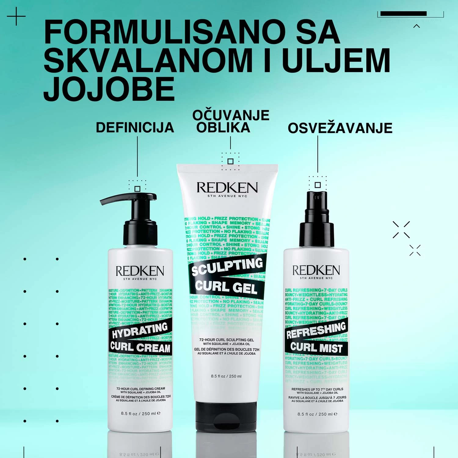 Redken Acidic Bonding Curls gel za oblikovanje kovrdži 250ml