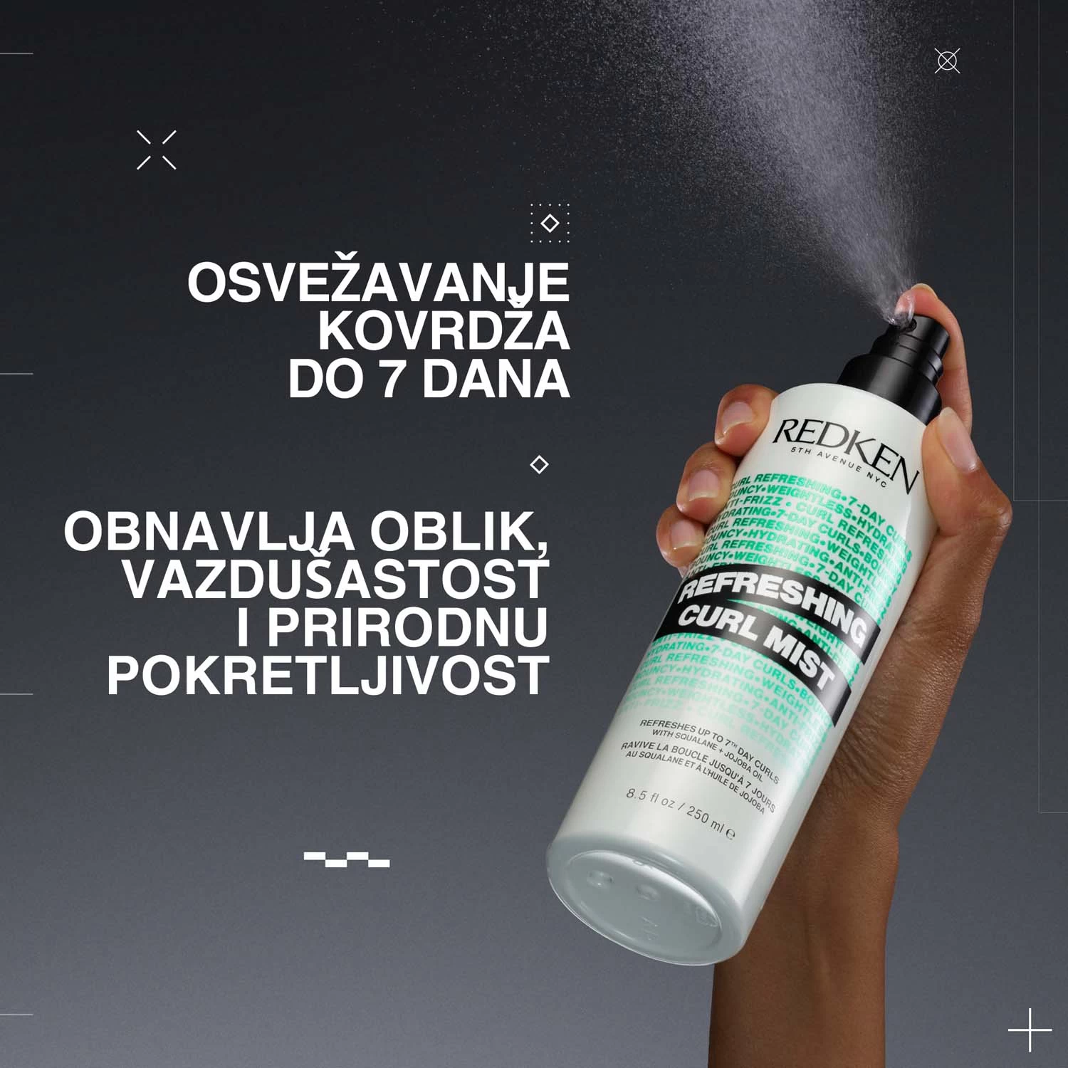 Redken Acidic Bonding Curls lagani sprej za kovrdže 250ml