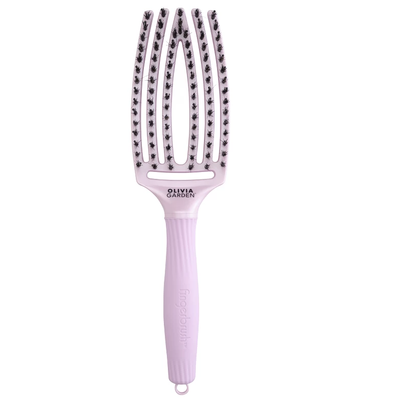 Olivia Garden Fingerbrush Care Iconic Boar&Nylon Ethernal Lavander