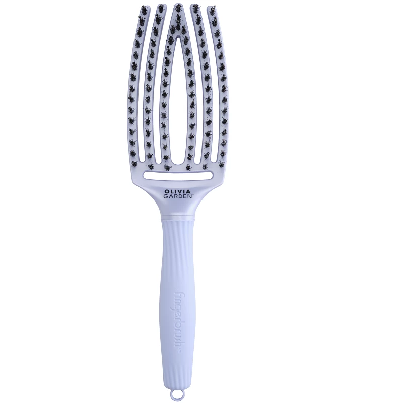 Olivia garden Fingerbrush Care Iconic Boar&Nylon Polar Blue