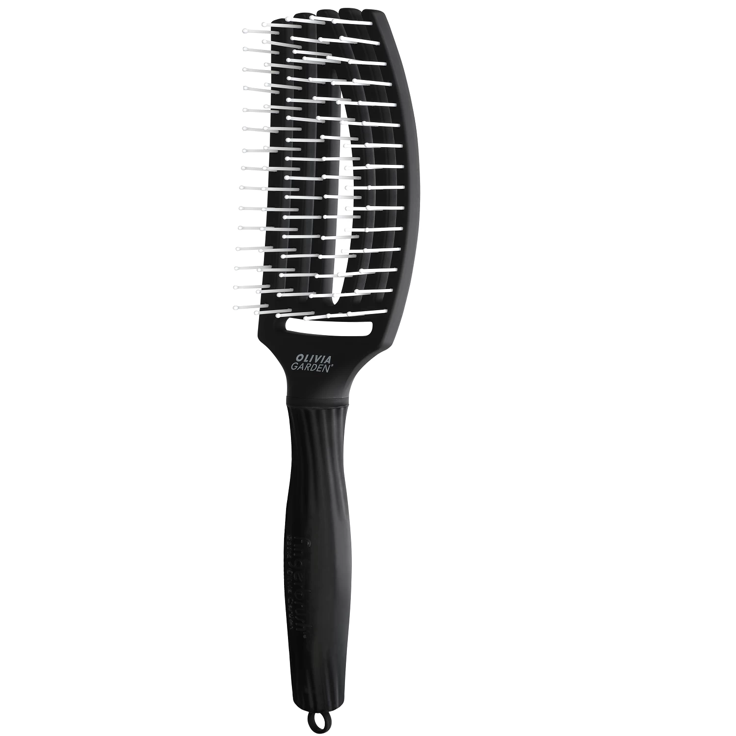 Olivia Garden Fingerbrush Care Iconic Nylon Black M