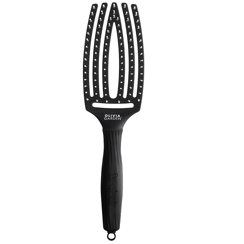 Olivia Garden Fingerbrush Care Iconic Nylon Black M