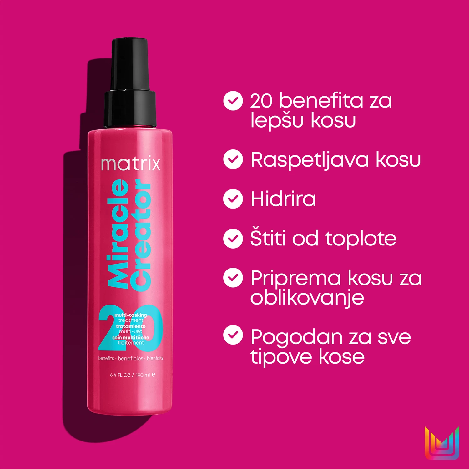 Matrix Miracle Creator višenamenski sprej 190ml